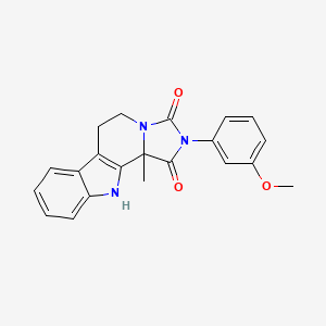 2-(3-METHOXYPHENYL)-11B-METHYL-5,6,11,11B-TETRAHYDRO-1H-IMIDAZO[5,1-A]BETA-CARBOLINE-1,3(2H)-DIONE