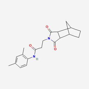 molecular formula C20H24N2O3 B4480515 N-(2,4-dimethylphenyl)-3-(1,3-dioxooctahydro-2H-4,7-methanoisoindol-2-yl)propanamide 