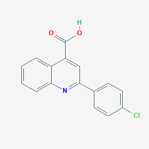 molecular formula C16H10ClNO2 B448058 2-(4-Chlorophenyl)quinoline-4-carboxylic acid CAS No. 5466-31-9