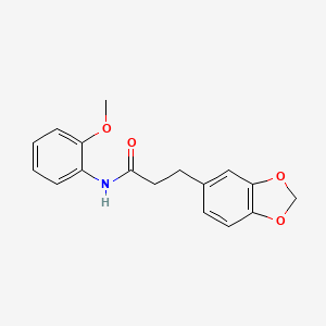 3-(2H-1,3-benzodioxol-5-yl)-N-(2-methoxyphenyl)propanamide