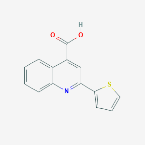 molecular formula C14H9NO2S B448064 2-Thiophen-2-yl-quinoline-4-carboxylic acid CAS No. 31792-47-9