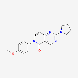 6-(4-methoxyphenyl)-2-(pyrrolidin-1-yl)pyrido[4,3-d]pyrimidin-5(6H)-one