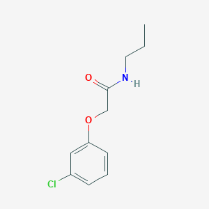 2-(3-chlorophenoxy)-N-propylacetamide