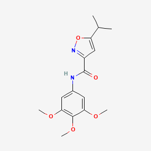 5-isopropyl-N-(3,4,5-trimethoxyphenyl)-3-isoxazolecarboxamide