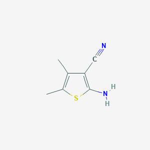 molecular formula C7H8N2S B448075 2-Amino-4,5-dimethylthiophene-3-carbonitrile CAS No. 4651-94-9