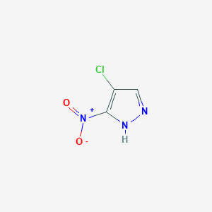 molecular formula C3H2ClN3O2 B448081 4-氯-3-硝基-1H-吡唑 CAS No. 400752-98-9