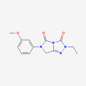 2-ethyl-6-(3-methoxyphenyl)-6,7-dihydro-3H-imidazo[5,1-c][1,2,4]triazole-3,5(2H)-dione