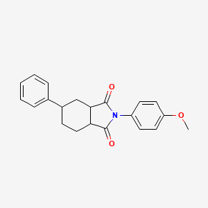 2-(4-methoxyphenyl)-5-phenylhexahydro-1H-isoindole-1,3(2H)-dione