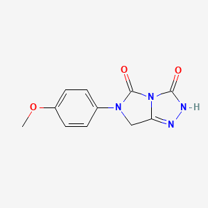 6-(4-methoxyphenyl)-6,7-dihydro-3H-imidazo[5,1-c][1,2,4]triazole-3,5(2H)-dione