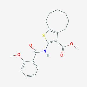 Methyl 2-[(2-methoxybenzoyl)amino]-4,5,6,7,8,9-hexahydrocycloocta[b]thiophene-3-carboxylate