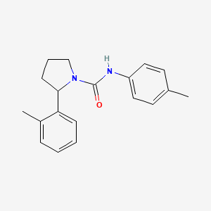 2-(2-methylphenyl)-N-(4-methylphenyl)-1-pyrrolidinecarboxamide