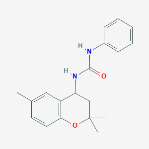 1-phenyl-3-(2,2,6-trimethyl-3,4-dihydro-2H-chromen-4-yl)urea