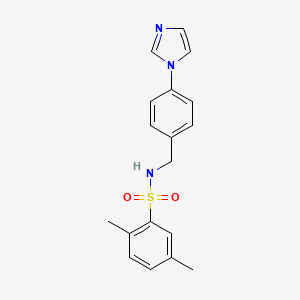 N-[4-(1H-imidazol-1-yl)benzyl]-2,5-dimethylbenzenesulfonamide