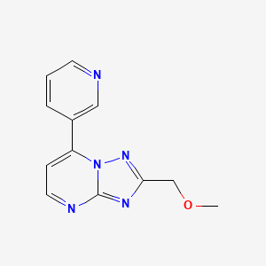 3-[2-(Methoxymethyl)-[1,2,4]triazolo[1,5-a]pyrimidin-7-yl]pyridine