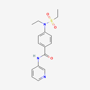 4-[ethyl(ethylsulfonyl)amino]-N-(pyridin-3-yl)benzamide