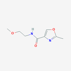 N-(2-methoxyethyl)-2-methyl-1,3-oxazole-4-carboxamide