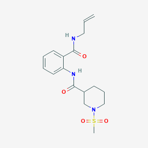 1-METHANESULFONYL-N-{2-[(PROP-2-EN-1-YL)CARBAMOYL]PHENYL}PIPERIDINE-3-CARBOXAMIDE