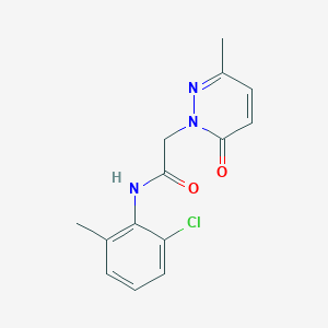 N-(2-chloro-6-methylphenyl)-2-(3-methyl-6-oxo-1(6H)-pyridazinyl)acetamide