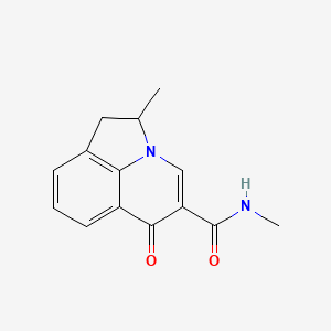 N,2-dimethyl-6-oxo-1,2-dihydro-6H-pyrrolo[3,2,1-ij]quinoline-5-carboxamide