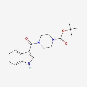 tert-butyl 4-(1H-indole-3-carbonyl)piperazine-1-carboxylate