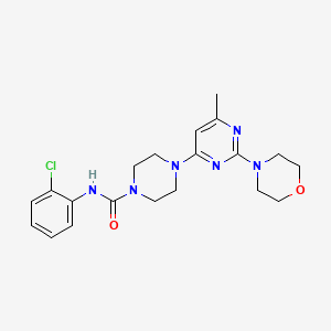 N-(2-Chlorophenyl)-4-[6-methyl-2-(morpholin-4-YL)pyrimidin-4-YL]piperazine-1-carboxamide