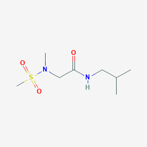 N~1~-isobutyl-N~2~-methyl-N~2~-(methylsulfonyl)glycinamide