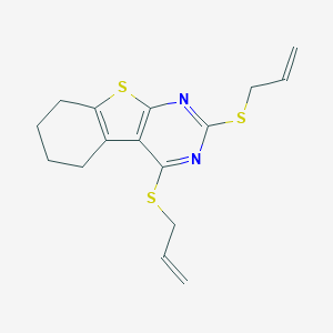 2,4-Bis(allylsulfanyl)-5,6,7,8-tetrahydro[1]benzothieno[2,3-d]pyrimidine