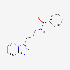 N-[3-([1,2,4]triazolo[4,3-a]pyridin-3-yl)propyl]benzamide