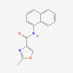 2-methyl-N-naphthalen-1-yl-1,3-oxazole-4-carboxamide