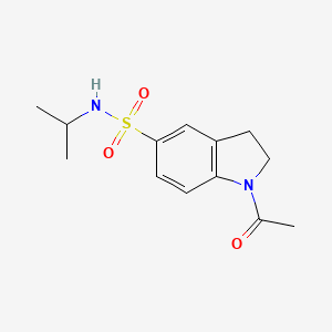 1-acetyl-N-(propan-2-yl)-2,3-dihydro-1H-indole-5-sulfonamide