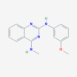 N2-(3-Methoxyphenyl)-N4-methylquinazoline-2,4-diamine