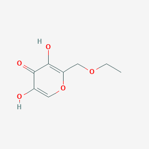 molecular formula C8H10O5 B044818 野猕猴桃酮 CAS No. 112242-42-9