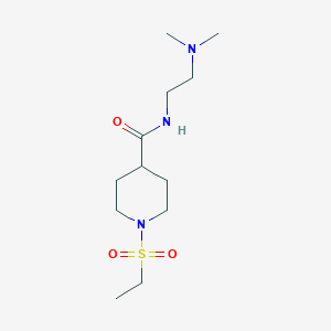 N-[2-(dimethylamino)ethyl]-1-(ethylsulfonyl)-4-piperidinecarboxamide