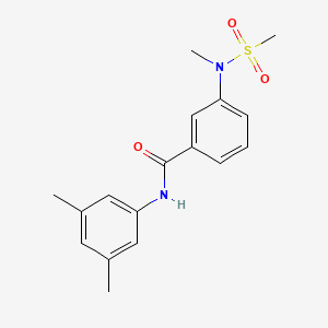 N-(3,5-dimethylphenyl)-3-[methyl(methylsulfonyl)amino]benzamide