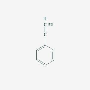 molecular formula C8H6 B044821 苯乙炔-2-13C CAS No. 54522-92-8