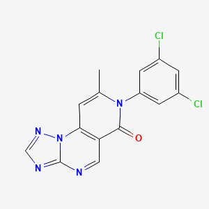 7-(3,5-dichlorophenyl)-8-methylpyrido[3,4-e][1,2,4]triazolo[1,5-a]pyrimidin-6(7H)-one