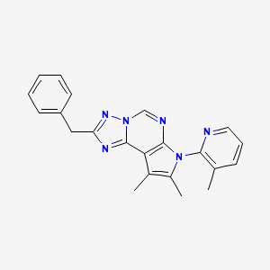 2-BENZYL-8,9-DIMETHYL-7-(3-METHYL-2-PYRIDYL)-7H-PYRROLO[3,2-E][1,2,4]TRIAZOLO[1,5-C]PYRIMIDINE