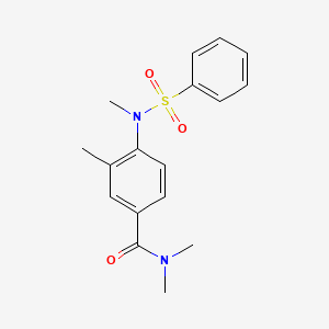 N,N,3-TRIMETHYL-4-(N-METHYLBENZENESULFONAMIDO)BENZAMIDE