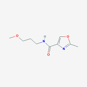 molecular formula C9H14N2O3 B4482233 N-(3-methoxypropyl)-2-methyl-1,3-oxazole-4-carboxamide 