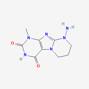 9-amino-1-methyl-7,8-dihydro-6H-purino[7,8-a]pyrimidine-2,4-dione