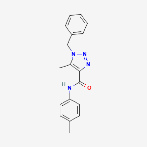 1-benzyl-5-methyl-N-(4-methylphenyl)-1H-1,2,3-triazole-4-carboxamide