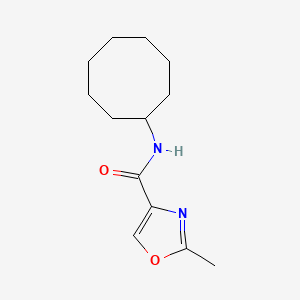 N-cyclooctyl-2-methyl-1,3-oxazole-4-carboxamide