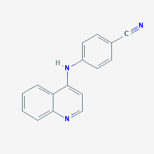 4-(Quinolin-4-ylamino)benzonitrile