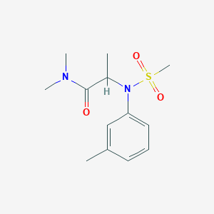 N~1~,N~1~-dimethyl-N~2~-(3-methylphenyl)-N~2~-(methylsulfonyl)alaninamide