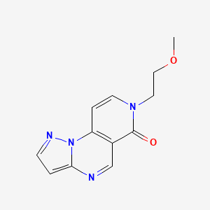 molecular formula C12H12N4O2 B4482437 7-(2-methoxyethyl)pyrazolo[1,5-a]pyrido[3,4-e]pyrimidin-6(7H)-one 