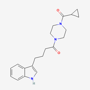 1-[4-(cyclopropylcarbonyl)piperazin-1-yl]-4-(1H-indol-3-yl)butan-1-one