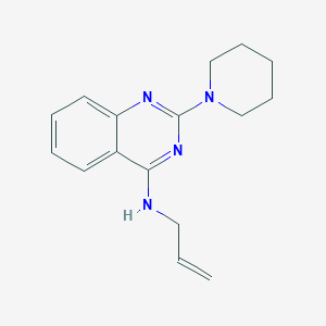 molecular formula C16H20N4 B4482466 N-allyl-2-(1-piperidinyl)-4-quinazolinamine 