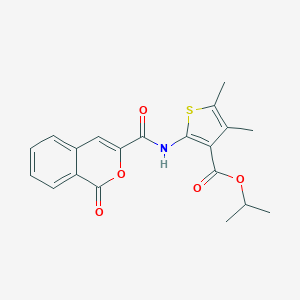isopropyl 4,5-dimethyl-2-{[(1-oxo-1H-isochromen-3-yl)carbonyl]amino}-3-thiophenecarboxylate