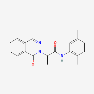 N-(2,5-dimethylphenyl)-2-(1-oxo-2(1H)-phthalazinyl)propanamide