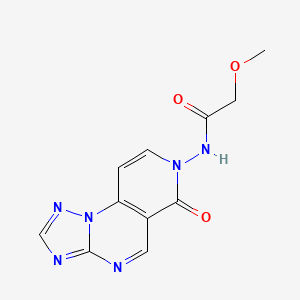 2-methoxy-N-(6-oxopyrido[3,4-e][1,2,4]triazolo[1,5-a]pyrimidin-7(6H)-yl)acetamide